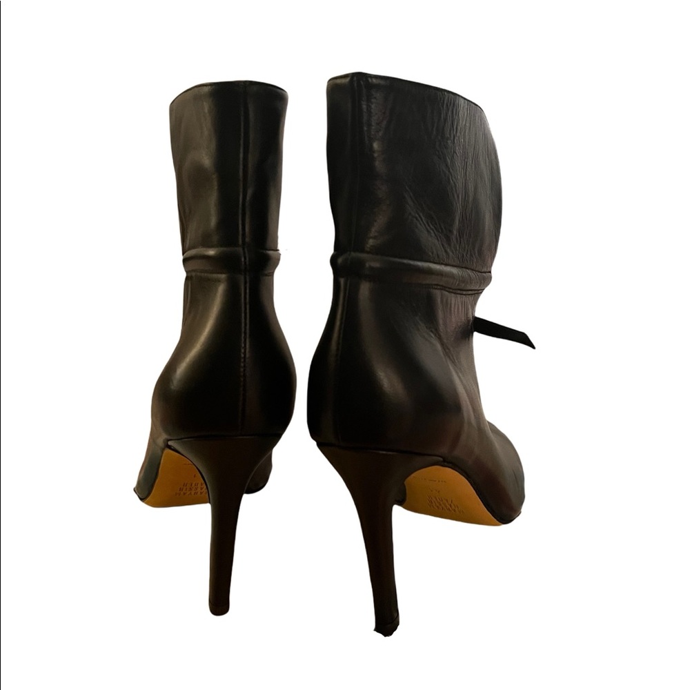 RARE MNZ Maryam Nassir Zadeh Kierra Boots size 41 (US 11) black calfskin - Picture 5 of 16
